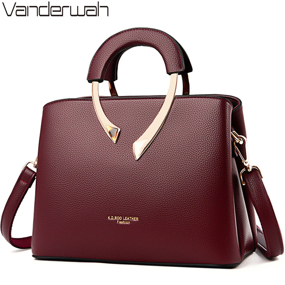 Luxury Bags Supplier - حقيقي VANDERWAH جودة عالية بولي Leather
