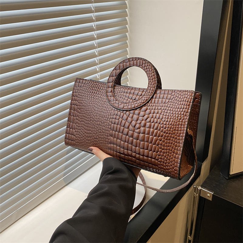 Luxury Bags Without Logo - المرأة التمساح نمط بو الجلود حقائب
