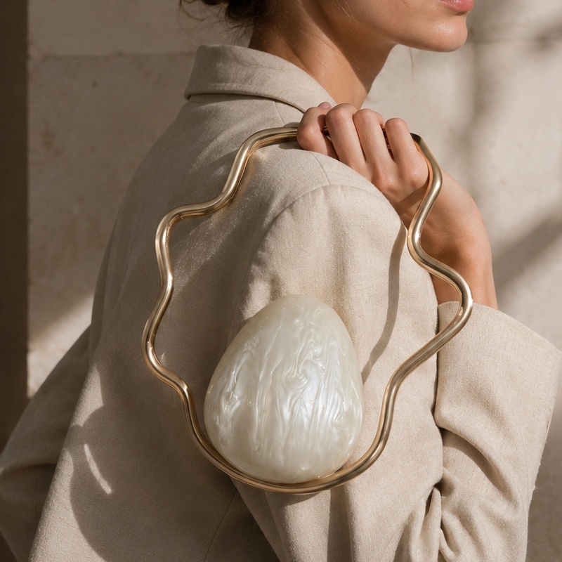 Luxury Bags Supplier - حقيبة يد نسائية صغيرة من الأكريليك