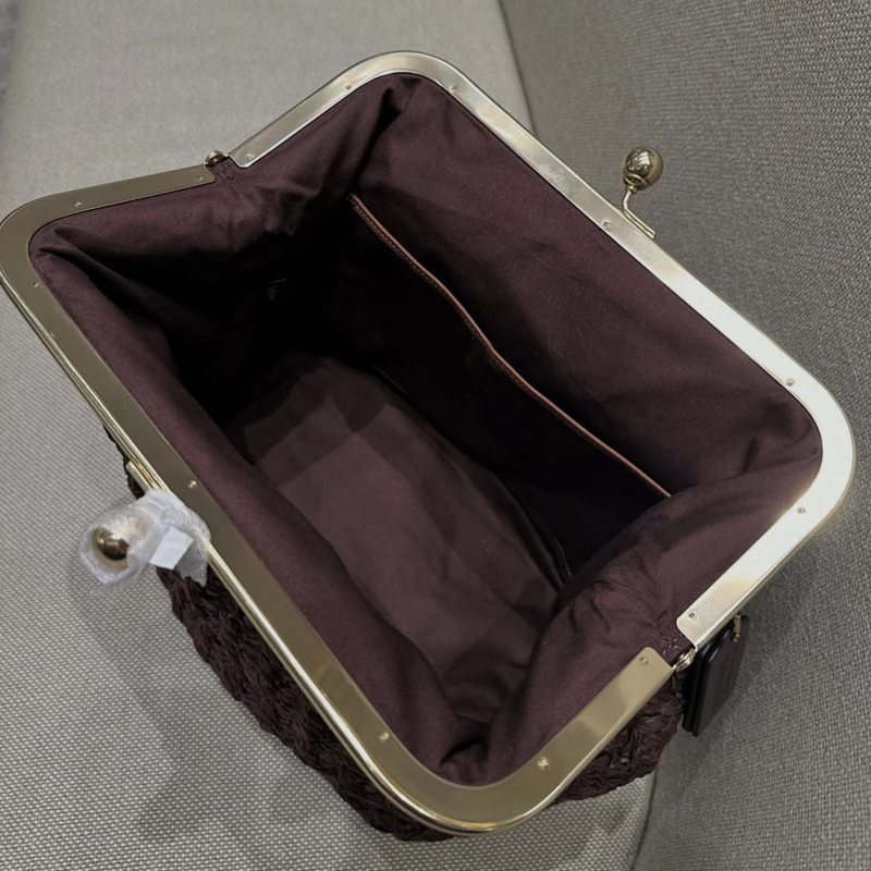 حقائب شاطئ من القش بإطار قفل ي - مراجعة Luxury Bags Supplier وسعره