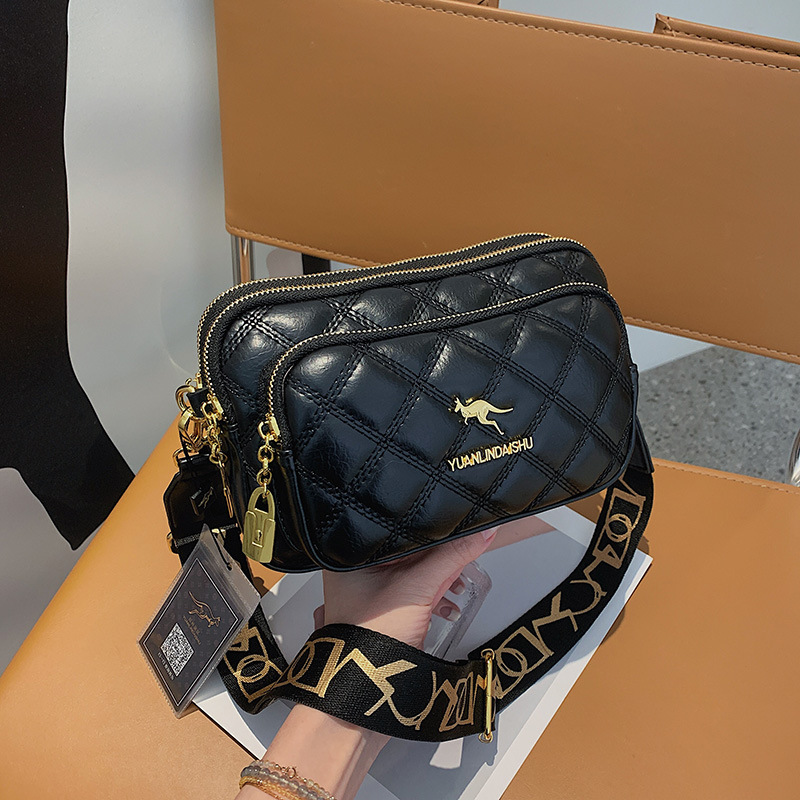 حقيبة كتف بسيطة بنمط Argyle، ح - مراجعة Luxury Bags Without Logo وسعره