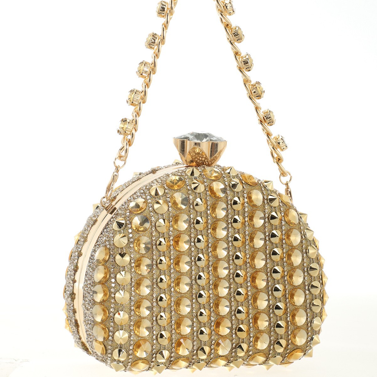 حقيبة يد نسائية جديدة مرصعة با - مراجعة Mini Bag Evening Clutch وسعره