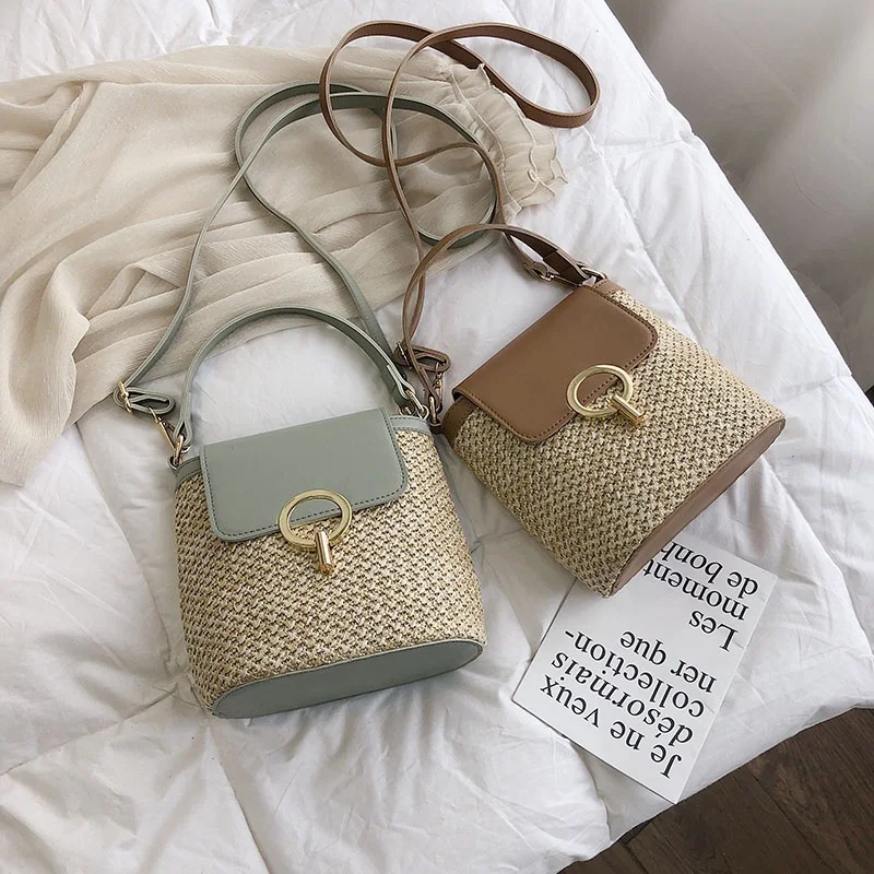 حقيبة منسوجة للعطلات الشاطئية  - مراجعة Luxury Bags Without Logo وسعره