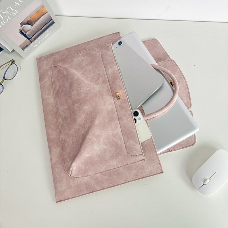 حقيبة لابتوب أنيقة من الجلد ال - مراجعة Laptop Bag Leather 15 وسعره
