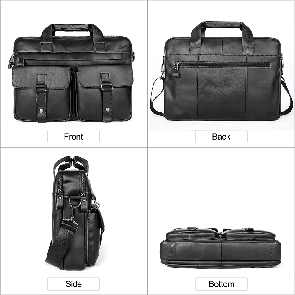 JOYIR حقائب جلدية أصلية للرجال - مراجعة Laptop Bag Leather 15 وسعره