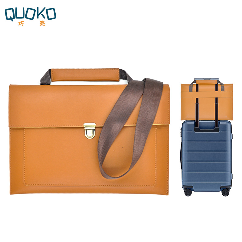 حقيبة كمبيوتر محمول للنساء من  - مراجعة Laptop Bag Leather 15 وسعره