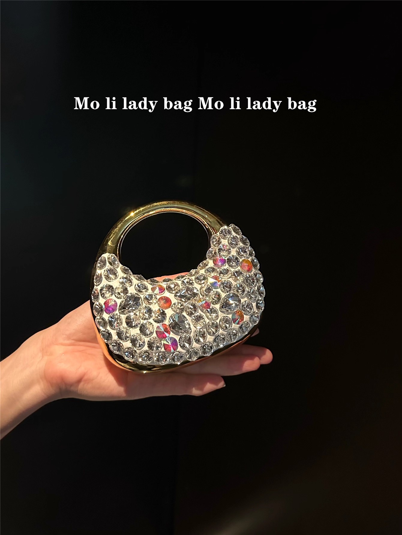 حقيبة صغيرة من الأكريليك اللام - مراجعة Mini Bag Evening Clutch وسعره