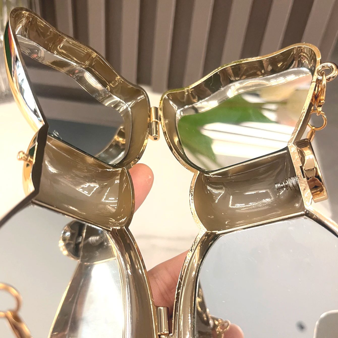 المحافظ الذهبية مساء حقيبة الم - مراجعة Luxury Bags Made وسعره