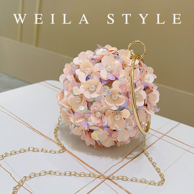 حقيبة سهرة صغيرة مزينة بالترتر - مراجعة Mini Bag Evening Clutch وسعره