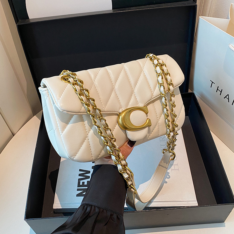 حقيبة كتف نسائية من الجلد المب - مراجعة Luxury Bags No Logo وسعره