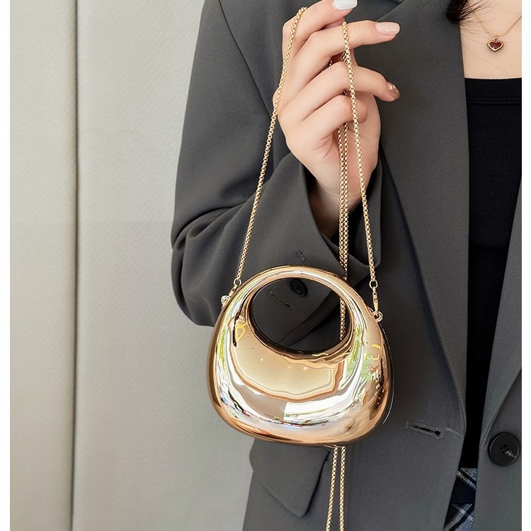 حقيبة سهرة ذهبية صغيرة، محافظ  - مراجعة Mini Bag Evening Clutch وسعره