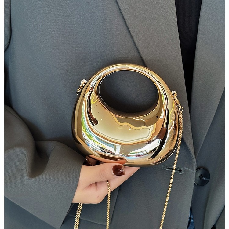 حقيبة سهرة ذهبية صغيرة، محافظ  - مراجعة Mini Bag Evening Clutch وسعره