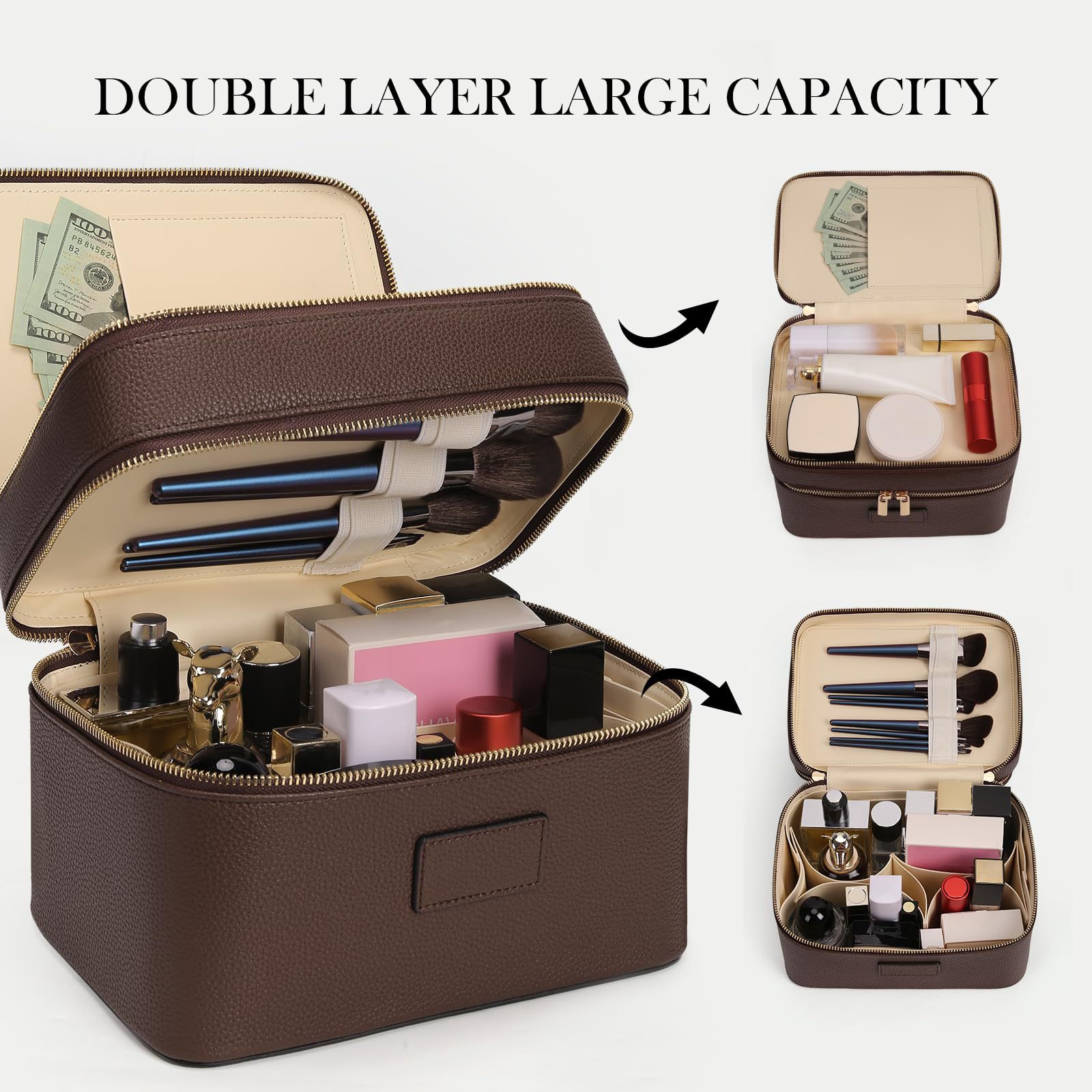 حقيبة مستحضرات تجميل فاخرة كبي - مراجعة Luxury Bags Quality وسعره