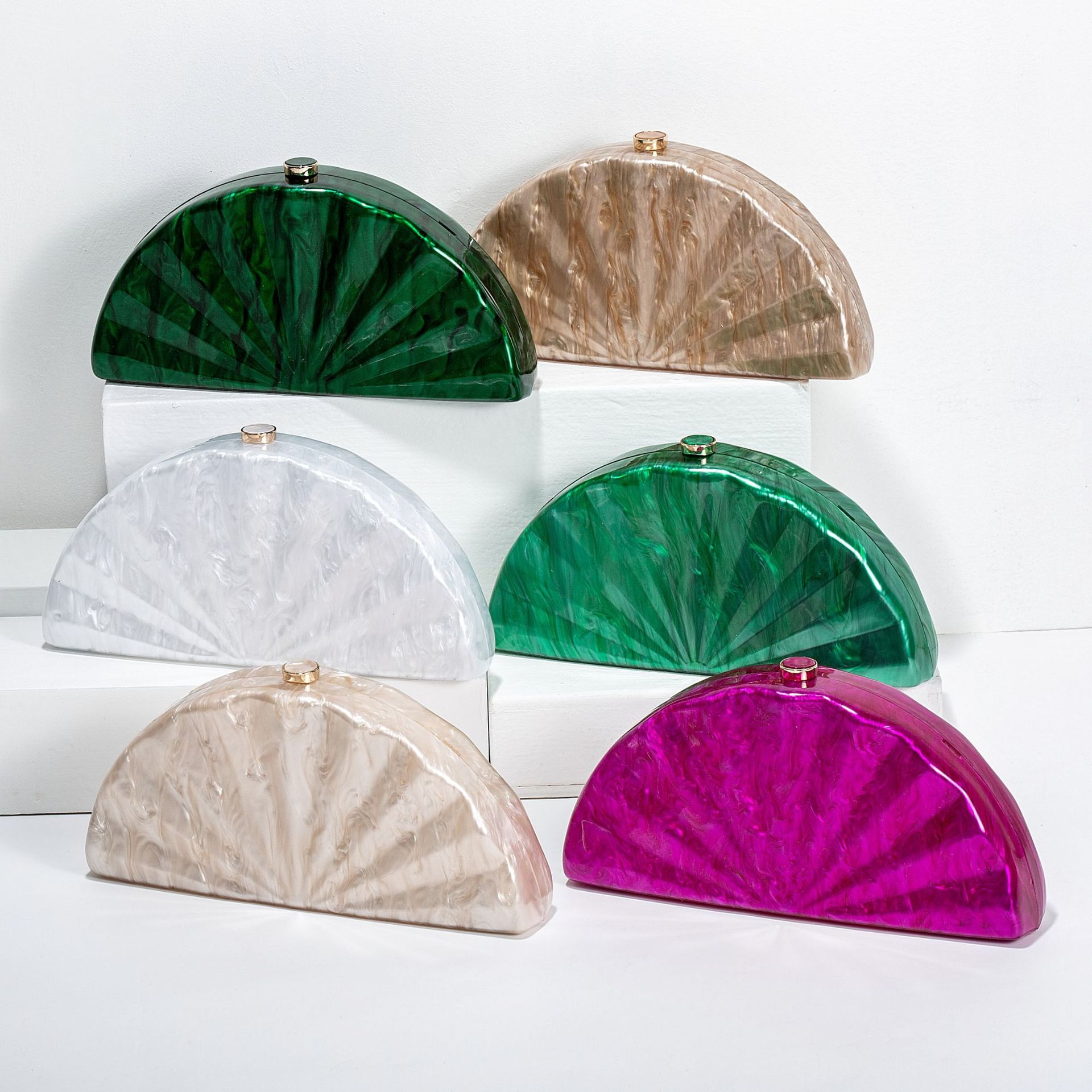 نساء ماركة نصف قمر دائري برميل - مراجعة Mini Bag Evening Clutch وسعره