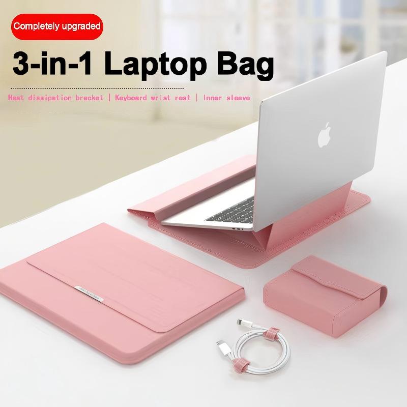 حقيبة كمبيوتر محمول حافظة لهات - مراجعة Laptop Bag Leather 15 وسعره