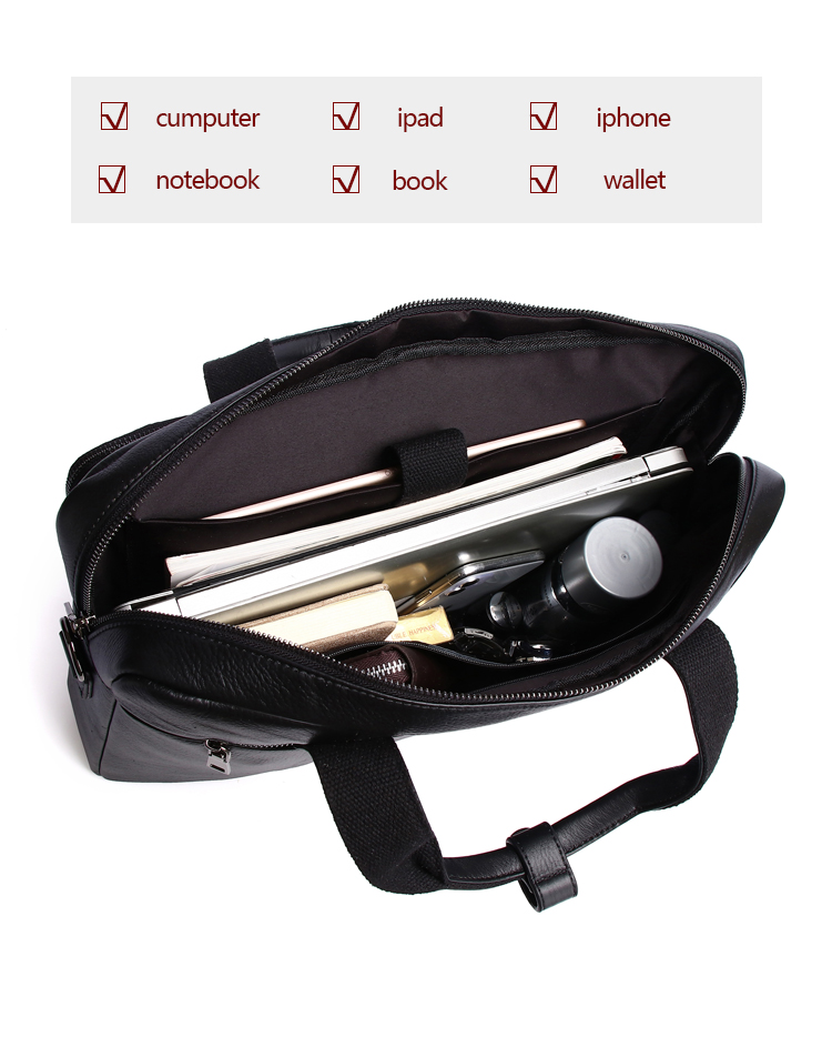 SCHLATUM حقائب عمل جلدية أصلية - مراجعة Laptop Bag Leather 15 وسعره