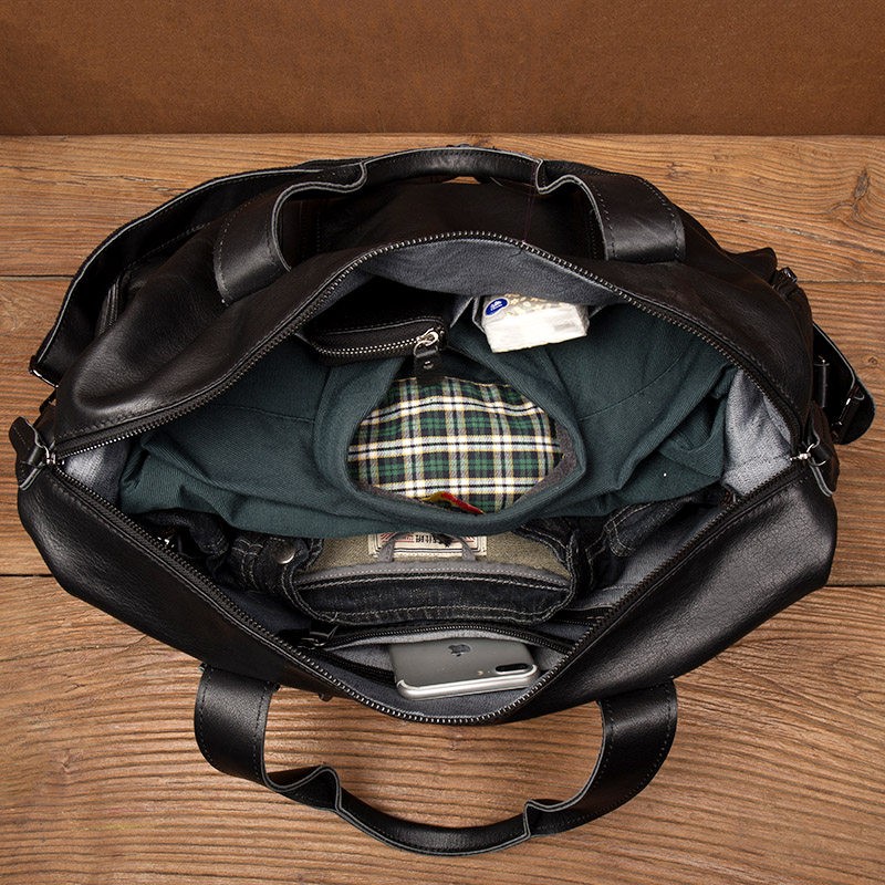 حقيبة يد رجالية من الجلد الطبي - مراجعة Laptop Bag Leather 15 وسعره