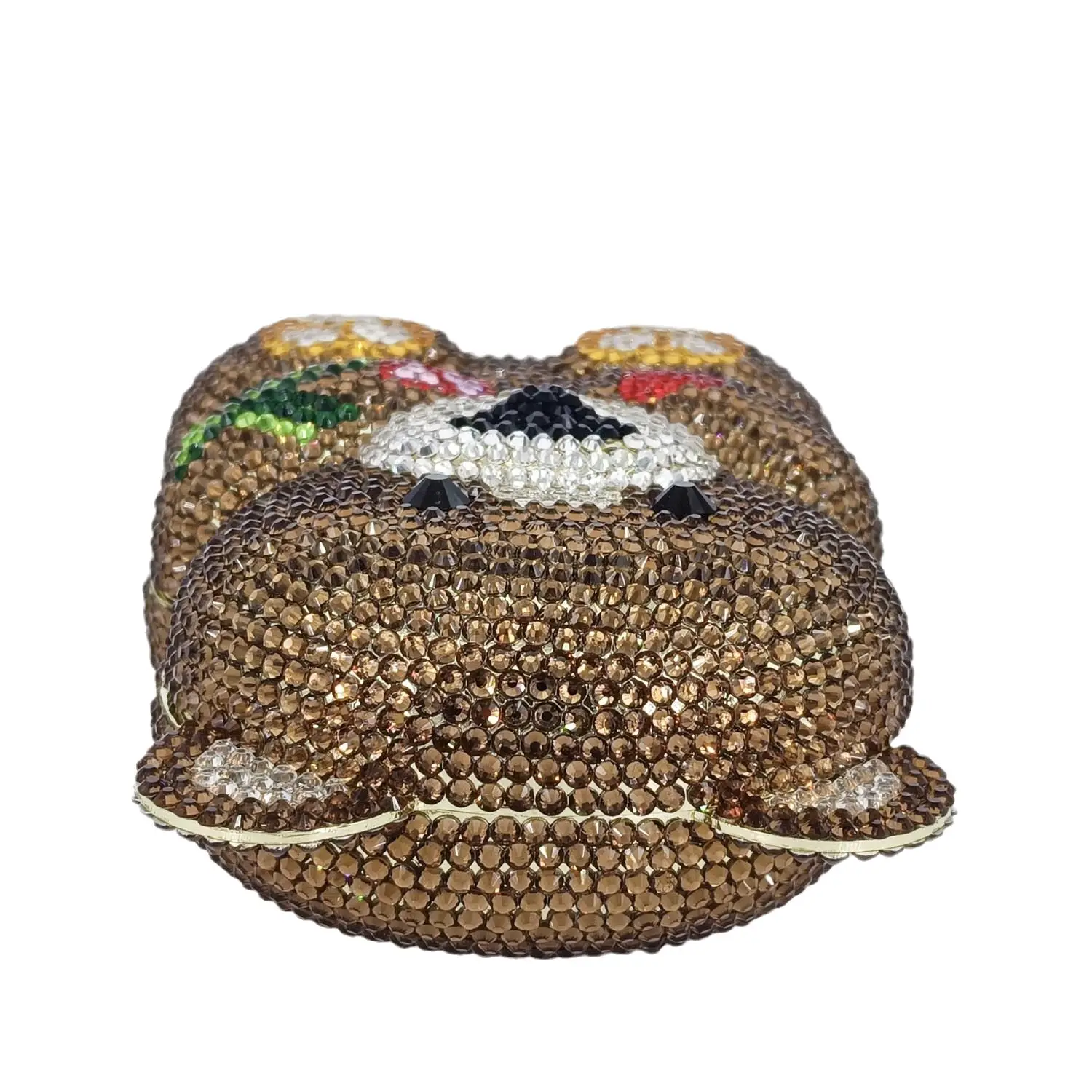 Boutique De FGG بني كريستال تي - مراجعة Mini Bag Evening Clutch وسعره