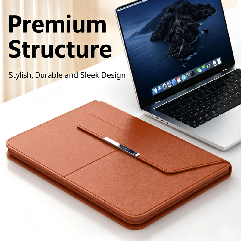 حافظة لابتوب مقاس 13-14/15-16  - مراجعة Laptop Bag Leather 15 وسعره